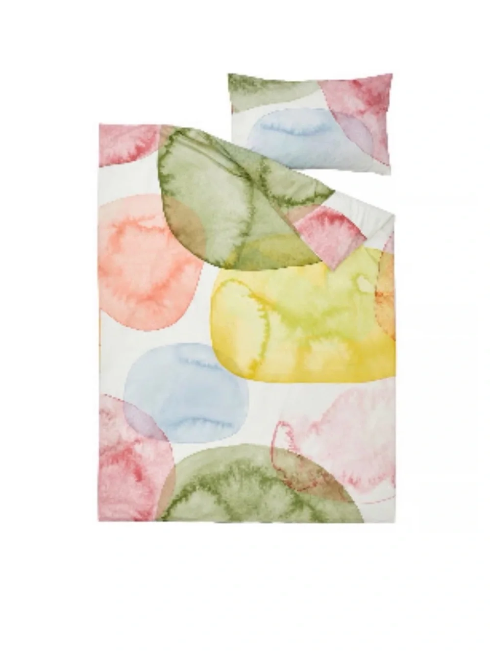IKEA Watercolor full Olymptistel Duvet Cover with pillowcases
